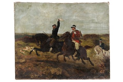 Lot 142 - Guillaume Régamey - A French Hunting Scene | oil