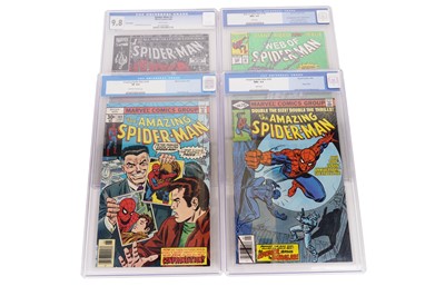 Lot 258 - Spider-Man Comics CGC graded