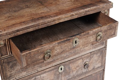 Lot 1416 - An early 18th Century walnut bachelor’s chest