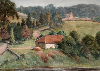 Lot 277 - John Valentine - Bothal Castle, Northumberland | watercolour