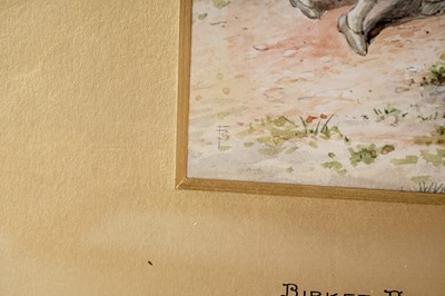 Lot 271 - In the manner of Myles Birket Foster - Chasing Butterflies | watercolour
