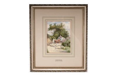 Lot 1595 - In the manner of Myles Birket Foster - The Market Cart | watercolour