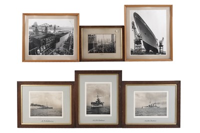 Lot 702 - Six framed photographs of maritime interest