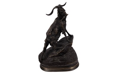 Lot 315 - After Jules Moigniez - Figure of a goat | bronze