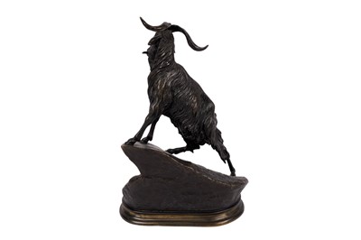 Lot 315 - After Jules Moigniez - Figure of a goat | bronze