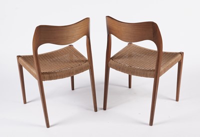 Lot 753 - A set of six model 71 chairs by Niels Otto Moller