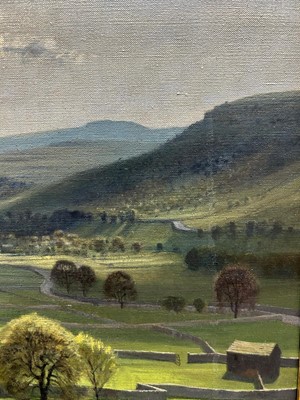 Lot 958 - Anne Brooke - Wharfedale From Above Kettlewell | oil