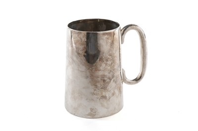 Lot 375 - A Victorian silver tankard