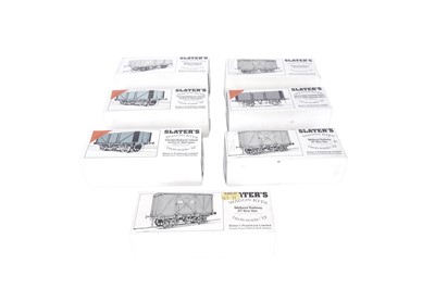 Lot 31 - A collection of boxed prebuilt 0-gauge Slaters Wagon kits