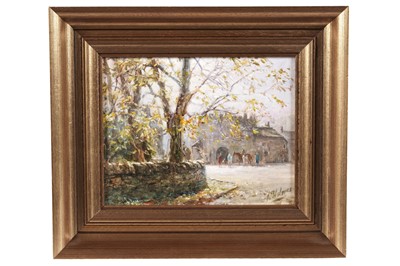 Lot 1655 - Walter Holmes - The Gatehouse, Blanchland | oil