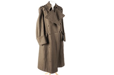 Lot 19 - A Second World War Highland Light Infantry great coat