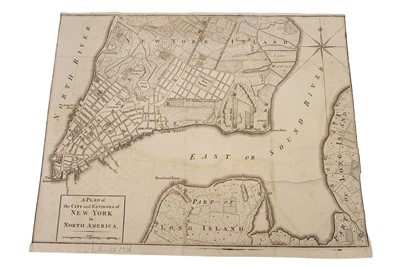 Lot 848 - A selection of 19th Century maps, city plans, and engravings of New York