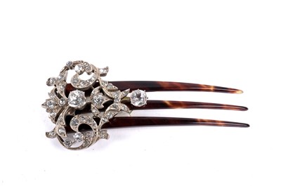 Lot 300A - An antique paste hair slide