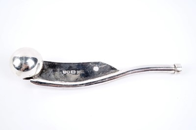 Lot 435 - A Queen Elizabeth II silver bosun's whistle