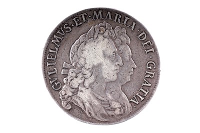 Lot 1263 - A William and Mary half crown, 1693