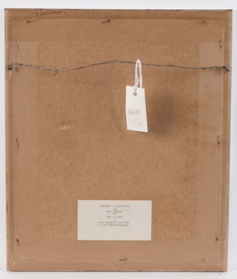 Lot 28 - Hugh Thomson RI - Whistling Boy, illustration for 'Our Village' | pen and ink with watercolour