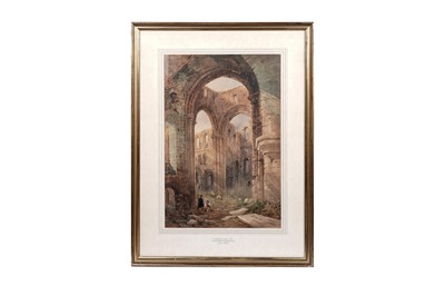 Lot 1074 - Thomas Miles Richardson Snr. - Tynemouth Priory | watercolour