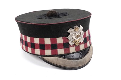 Lot 92 - Highland Light Infantry Officers forage cap