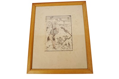 Lot 206 - After Katsushika Hokusai: ten ukiyo-e woodblock prints from the Hokusai Manga series