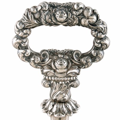 Lot 245 - A Victorian silver plated decanter stand by Boardman & Glossop of Sheffield