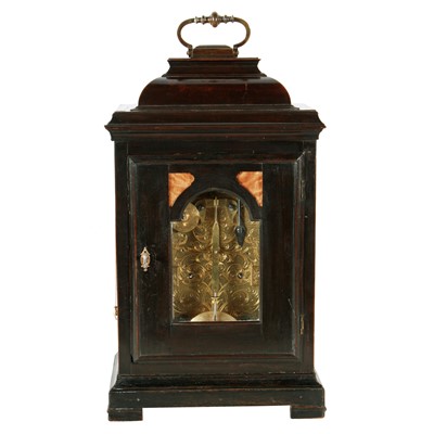 Lot 1360 - Samuel Whichcote, London: a mid-18th Century ebonised bracket clock