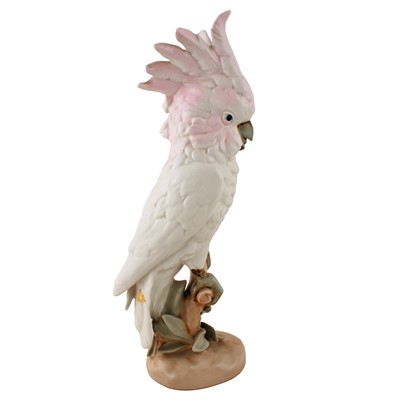 Lot 58 - A mid-20th Century Royal Dux porcelain figure of a cockatoo