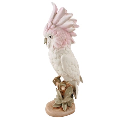 Lot 58 - A mid-20th Century Royal Dux porcelain figure of a cockatoo