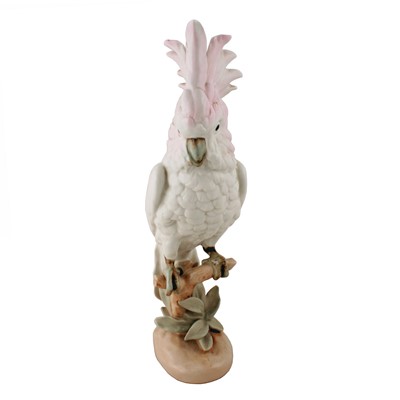 Lot 58 - A mid-20th Century Royal Dux porcelain figure of a cockatoo