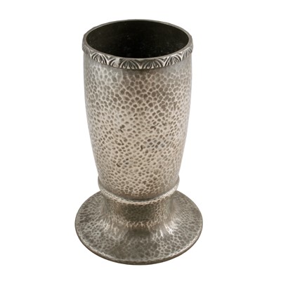 Lot 196 - An Arts and Crafts Tudric pewter vase