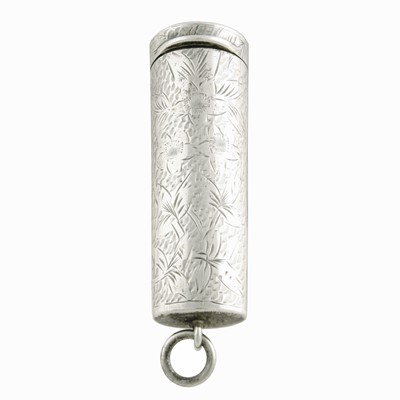 Lot 229 - An Edwardian silver cheroot holder case by William Manton