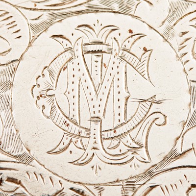 Lot 209 - A Victorian silver vesta case by Mitchell Bosley & Co
