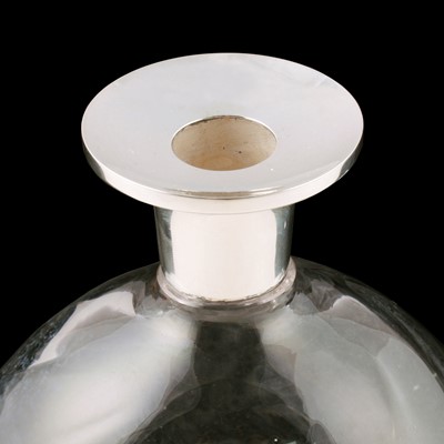 Lot 97 - An Edwardian silver mounted whisky decanter by Army & Navy Cooperative Society Ltd