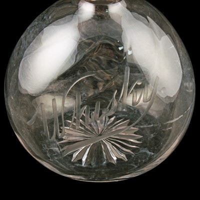 Lot 97 - An Edwardian silver mounted whisky decanter by Army & Navy Cooperative Society Ltd