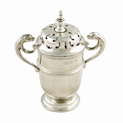 Lot 234 - A Victorian silver trophy-shaped pepper pot Henry Wigfull