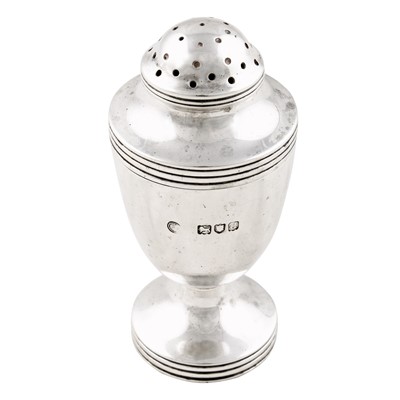 Lot 253 - A Victorian silver pepper pot by RD