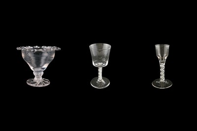 Lot 67 - Three Georgian glasses