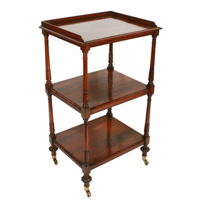 Lot 462 - A George IV/William IV Rosewood Étagère in Gillows style