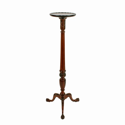 Lot 339 - A Chippendale style carved mahogany torchère