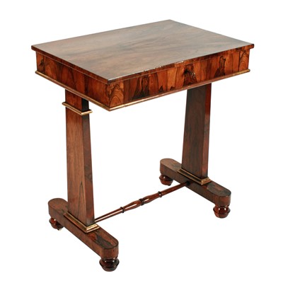 Lot 476 - A George IV rosewood side table