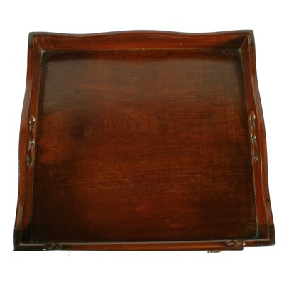 Lot 501 - A George III mahogany bedside cabinet
