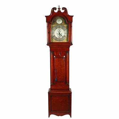 Lot 279 - A Victorian mahogany grandfather clock