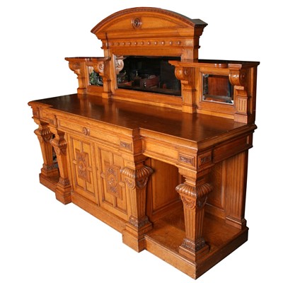 Lot 511 - A Victorian Oak sideboard by Cree of Glasgow