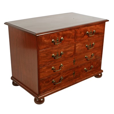 Lot 519 - An unusual late Georgian mahogany chest of drawers