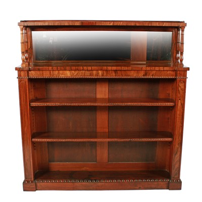 Lot 534 - A set of early Regency rosewood open bookshelves