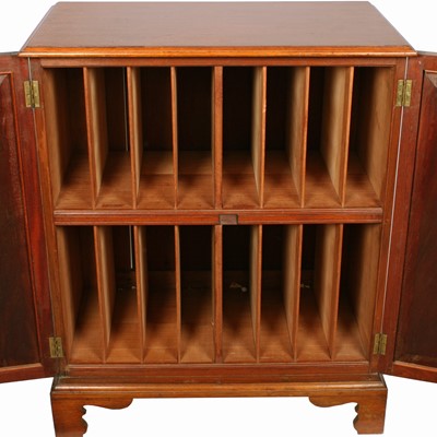 Lot 564 - A Victorian mahogany two door estate or file cabinet