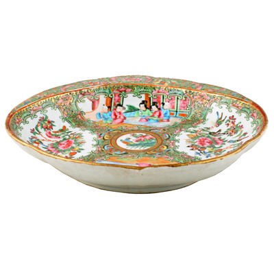 Lot 5 - Three Chinese Canton famille rose dishes