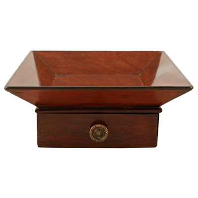 Lot 365 - A late Georgian mahogany desk tidy