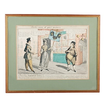 Lot 142 - A late Georgian satirical print by S W Fores