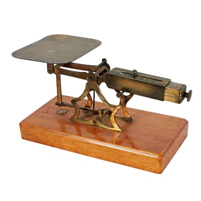 Lot 187 - A set of Victorian postal scales, 'S. Turner's Patent'