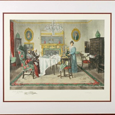 Lot 264 - Two coloured prints